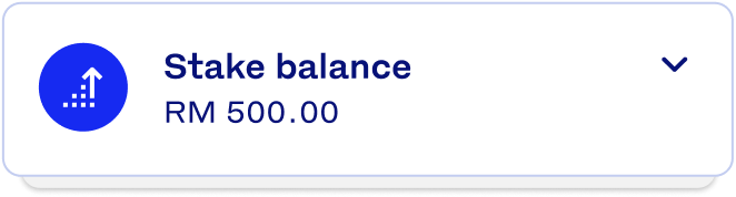 staking balance card