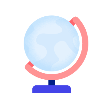 illustration of a globe